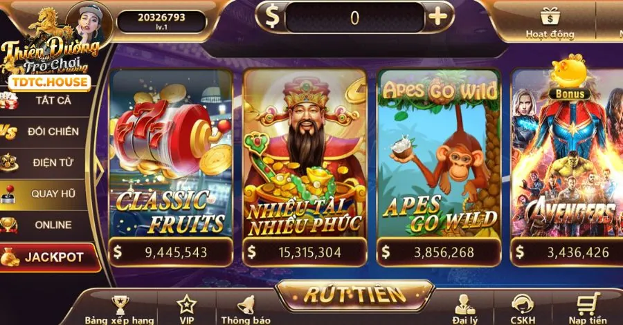 Máy đánh bạc slot jackpot